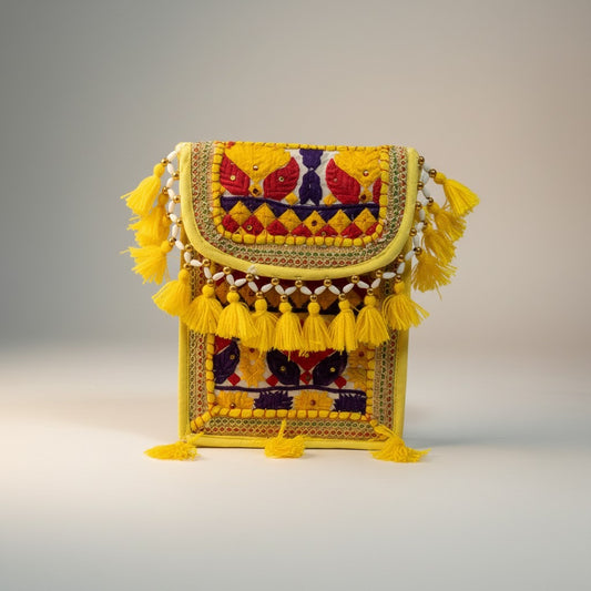 Handcrafted Embroidered Sling Bag for Women