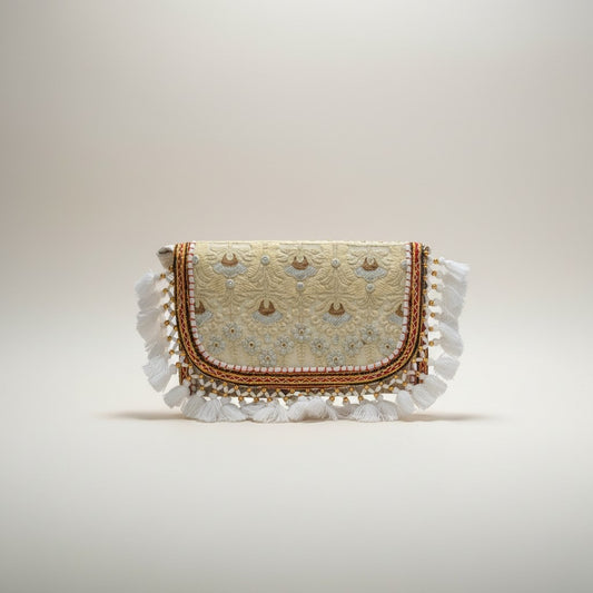 Handcrafted Embroidered Clutch Bag for Women