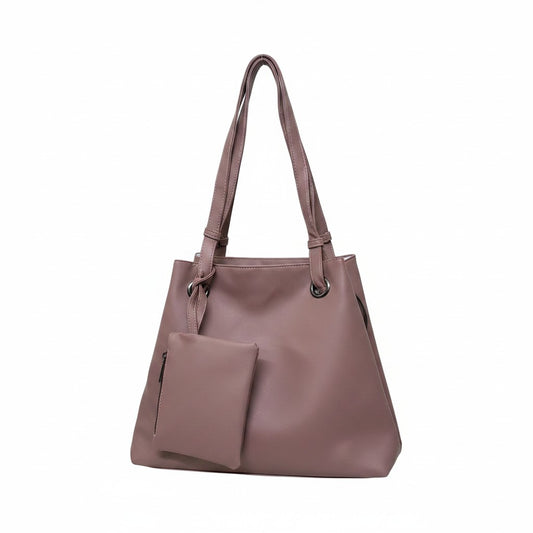 Classic Professional Shoulder Bag with Detachable Pouch